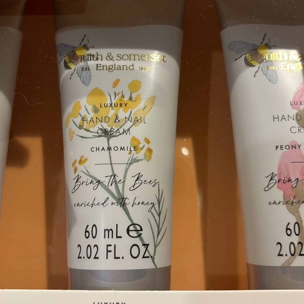 Asquith & Somerset England Luxury Hand & Nail Cream Set NWT honey enriched 3x2oz - Picture 5 of 16